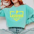 Lacrosse Senior Night Lacrosse Senior 2026 Graduation 20 Comfort Colors Sweatshirt Chalky Mint