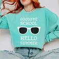 Last Day Of School Shirt Teacher Shirt Graduation Shirt Men Women Kids Comfort Colors Sweatshirt Chalky Mint
