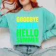 Last Day Of School Shirt Teacher Tee Graduation Comfort Colors Sweatshirt Chalky Mint