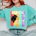 Law School Graduation Queen New Lawyer Attorney Grad Comfort Colors Sweatshirt Chalky Mint