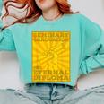 LDS Mormon Seminary Graduation Eternal Diploma Shirt Comfort Colors Sweatshirt Chalky Mint