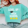 Level Up High School 8th Grade Graduation T-Shirt Comfort Colors Sweatshirt Chalky Mint