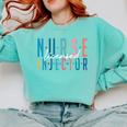 Licensed Nurse Injector Graduation Nurse Injector Comfort Colors Sweatshirt Chalky Mint