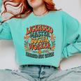 Licensed Social Worker Masters MSW LMSW Graduation 2026 Premium Tri-Blend Comfort Colors Sweatshirt Chalky Mint