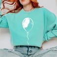 Lone Balloon Celebration Individualistic Introvert Party Comfort Colors Sweatshirt Chalky Mint