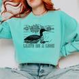 Loon Bird Pun Leave Me A Loon Nature For Introverts Comfort Colors Sweatshirt Chalky Mint Loon Bird Pun Leave Me A Loon Nature For Introverts Comfort Colors Sweatshirt Chalky Mint