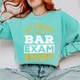 My Lucky Bar Exam Shirt Lawyer Law School Graduation Comfort Colors Sweatshirt Chalky Mint