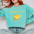 Mastered It Shirt Graduation MD Graduate Comfort Colors Sweatshirt Chalky Mint