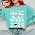 Masters Degree Graduation 2025 Christian MSW MPH MBA Comfort Colors Sweatshirt Chalky Mint