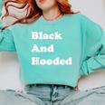 Masters Degree Graduation And Hooded T-Shirt Comfort Colors Sweatshirt Chalky Mint