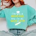 Masters Degree Graduation Men Women MSW MPH Premium Comfort Colors Sweatshirt Chalky Mint