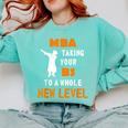 Masters Degree Graduation Shirt For MBA Grad Student Comfort Colors Sweatshirt Chalky Mint