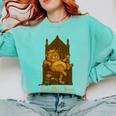 Medieval Cat Sarcastic Queen Lazy King Introvert Kitty Comfort Colors Sweatshirt Chalky Mint Medieval Cat Sarcastic Queen Lazy King Introvert Kitty Comfort Colors Sweatshirt Chalky Mint