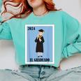 Mexican For Graduation El Graduado 2024 Comfort Colors Sweatshirt Chalky Mint