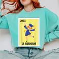 Mexican For Graduation La Graduada 2023 Comfort Colors Sweatshirt Chalky Mint