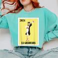Mexican For Graduation La Graduada 2024 Comfort Colors Sweatshirt Chalky Mint