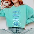 Miss Mrs Ms Dr PhD Graduation Tshirt Present For Women Comfort Colors Sweatshirt Chalky Mint