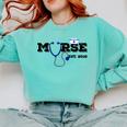Murse Est 2018 Male Nurse Graduation Comfort Colors Sweatshirt Chalky Mint