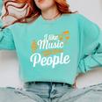 I Like Music More Than People Fan Introvert Comfort Colors Sweatshirt Chalky Mint I Like Music More Than People Fan Introvert Comfort Colors Sweatshirt Chalky Mint