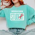 MUSICIAN Student Shirt Graduation MUSICIAN Stud Comfort Colors Sweatshirt Chalky Mint