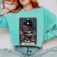 Mystical Library Book Reader The Introvert Tarot Card Comfort Colors Sweatshirt Chalky Mint Mystical Library Book Reader The Introvert Tarot Card Comfort Colors Sweatshirt Chalky Mint