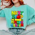 Next Stop Kindergarten Preschool Graduation 2023 Boys Girls Comfort Colors Sweatshirt Chalky Mint