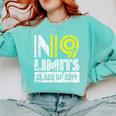 No Limits Cool Class Of 2019 Graduation Comfort Colors Sweatshirt Chalky Mint