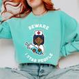 Nurse & Graduation Comfort Colors Sweatshirt Chalky Mint