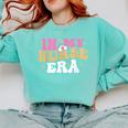 In My Nurse Era Nursing School Graduation Women Comfort Colors Sweatshirt Chalky Mint