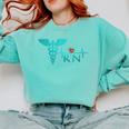 Nurse Shirt Graduation Nursing School RN Cute Tee Shirt Comfort Colors Sweatshirt Chalky Mint