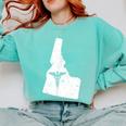 ON Nurse T Shirt Nurse Graduation Idaho Comfort Colors Sweatshirt Chalky Mint
