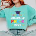I Officially Graduated Pre-k Graduation Pre k Class 2023 Kid Comfort Colors Sweatshirt Chalky Mint
