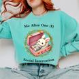 Me After One Social Interaction Introvert Saying Comfort Colors Sweatshirt Chalky Mint Me After One Social Interaction Introvert Saying Comfort Colors Sweatshirt Chalky Mint