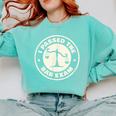 I Passed The Bar Exam For Law School Graduation Comfort Colors Sweatshirt Chalky Mint