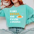 I Like Pasta And Maybe 3 People Introvert Foodie Premium Comfort Colors Sweatshirt Chalky Mint I Like Pasta And Maybe 3 People Introvert Foodie Premium Comfort Colors Sweatshirt Chalky Mint