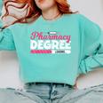 Pharmacy Degree Loading Future Pharmacist Graduation Comfort Colors Sweatshirt Chalky Mint