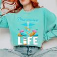 Pharmacy Life Pharmacist Chemist Student PharmD Graduation Comfort Colors Sweatshirt Chalky Mint