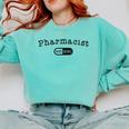 Pharmacy Student TShirt Pharmacist Graduation Est 2021 Comfort Colors Sweatshirt Chalky Mint