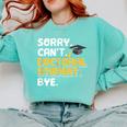 PhD Student Doctoral Degree Graduation Phd Graduate Comfort Colors Sweatshirt Chalky Mint