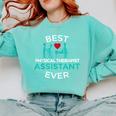 Physical Therapist Therapy Assistant PTA Graduation Comfort Colors Sweatshirt Chalky Mint