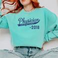 Physician Assistant Graduation Est 2018 Shirt Comfort Colors Sweatshirt Chalky Mint