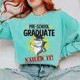 Pre K Nailed It Shirt 2019 Shark Graduation TShirt Comfort Colors Sweatshirt Chalky Mint