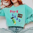 Pre Kindergarten Graduation 2018 Fun Graduate Shirt For Kids Comfort Colors Sweatshirt Chalky Mint