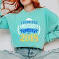 Pre School Graduation Shirts Graduate Grad 2018 Comfort Colors Sweatshirt Chalky Mint