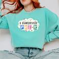 Pre School Graduation Shirts Graduate Grad Pre-K PreK Comfort Colors Sweatshirt Chalky Mint