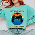 Pre-School Level Complete Graduation Video Gamer Preschool T Comfort Colors Sweatshirt Chalky Mint