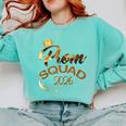 Prom Squad 2026 Cute Senior Class Of 2026 Graduation Party Comfort Colors Sweatshirt Chalky Mint