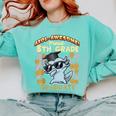 Proud 8th Grade Graduate Axolotl Graduation Eighth Comfort Colors Sweatshirt Chalky Mint