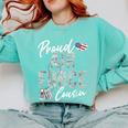Proud Air Force Cousin US Air Force Graduation Cousin Tee Comfort Colors Sweatshirt Chalky Mint