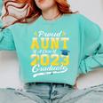 Proud Aunt Of a Class Of 2023 Graduate Senior Graduation Comfort Colors Sweatshirt Chalky Mint